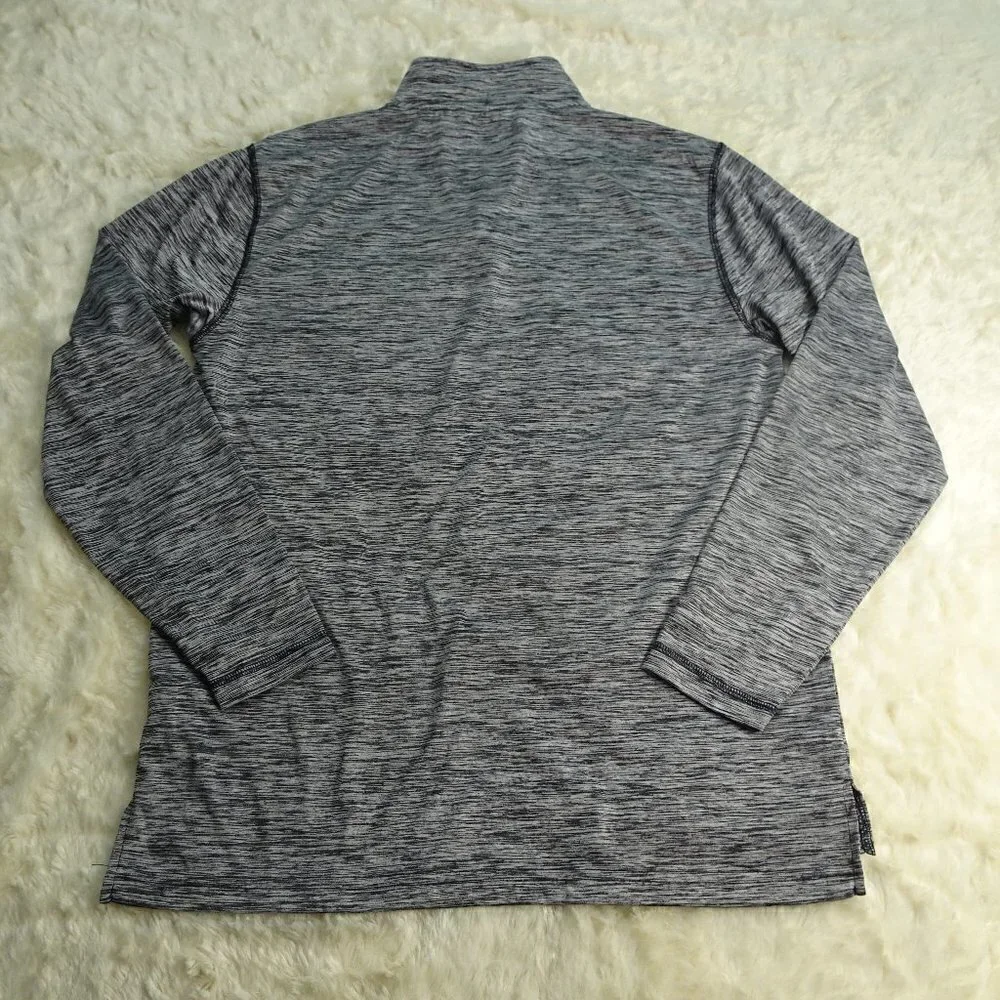 NCAA Ohio State Buckeyes Gray Qtr Zip Pullover Sm